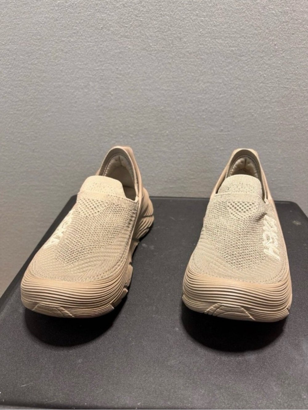 Hoka Restore TC Recovery Shoes All Gender M8/W9 Dune/Oxford Tan Excellent - Picture 4 of 8